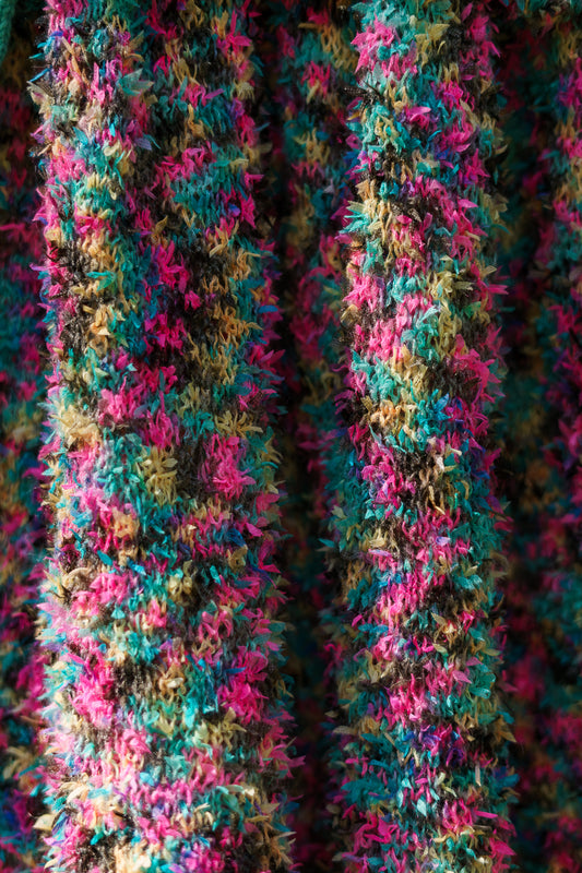 Lupīnu ziedu pļavas kleita