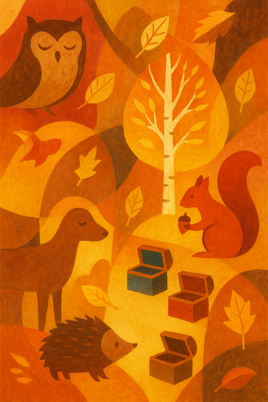 Rudens, Ezītis un trīs lādītes.